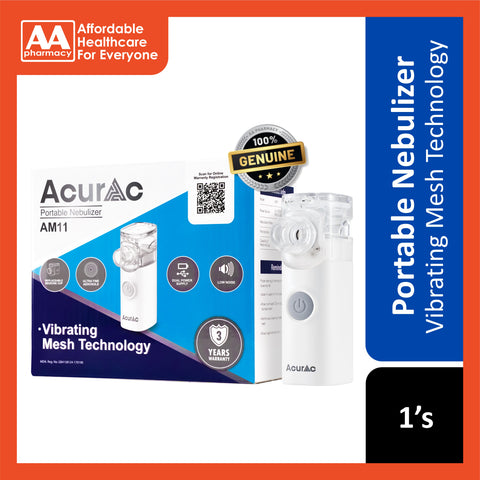 Acurac Portable Nebulizer [3 Years Warranty]