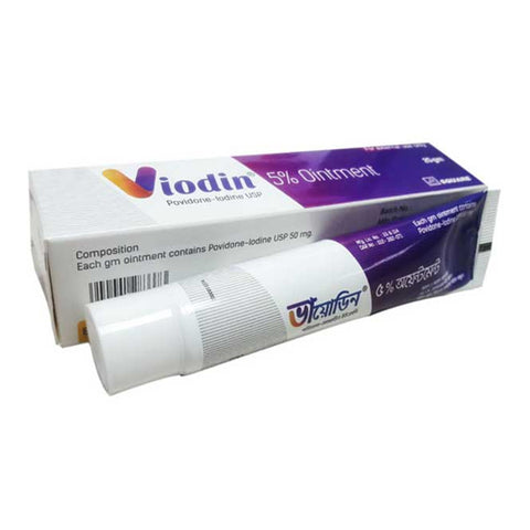 Viodin Povidone-Iodine 5% w/w Ointment 25g