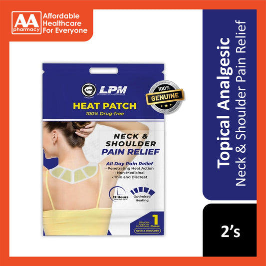 LPM Neck and Shoulder Pain Relief Heat Patch 2's