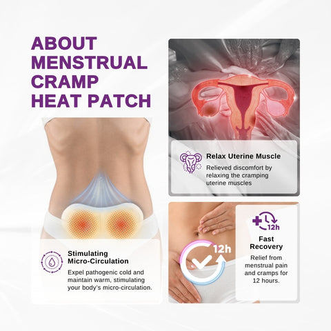 LPM Menstrual Cramp Relief Heat Patch 2s