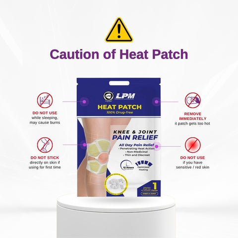 LPM Knee and Joint Pain Relief Heat Patch 1's