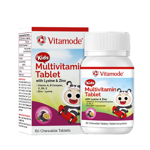 Vitamode Kids Multivitamin Tablet With Lysine And Zinc 60's