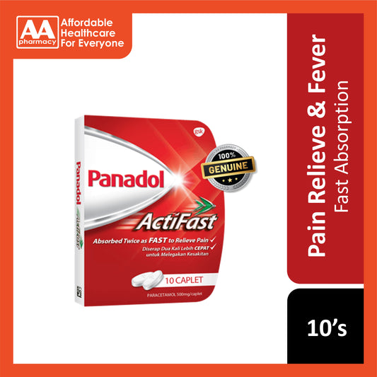 Panadol Actifast Compact Caplet 10's