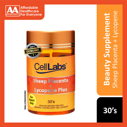 Celllabs Sheep Placenta 10000mg + Lycopene Plus 30's