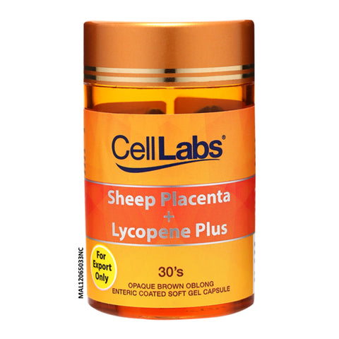 Celllabs Sheep Placenta 10000mg + Lycopene Plus 30's