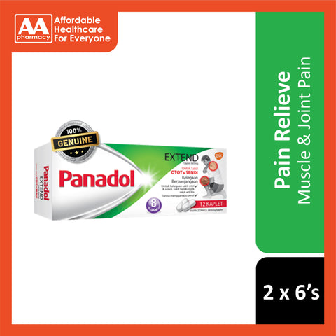 Panadol Extend 665mg Caplet 2x6's