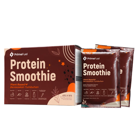 PrimeFuel Plant Based Dark Chocolate Protein Smoothie 47g x 15's