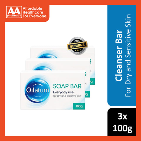 Oilatum Everyday Use Bar Soap (3x100g)