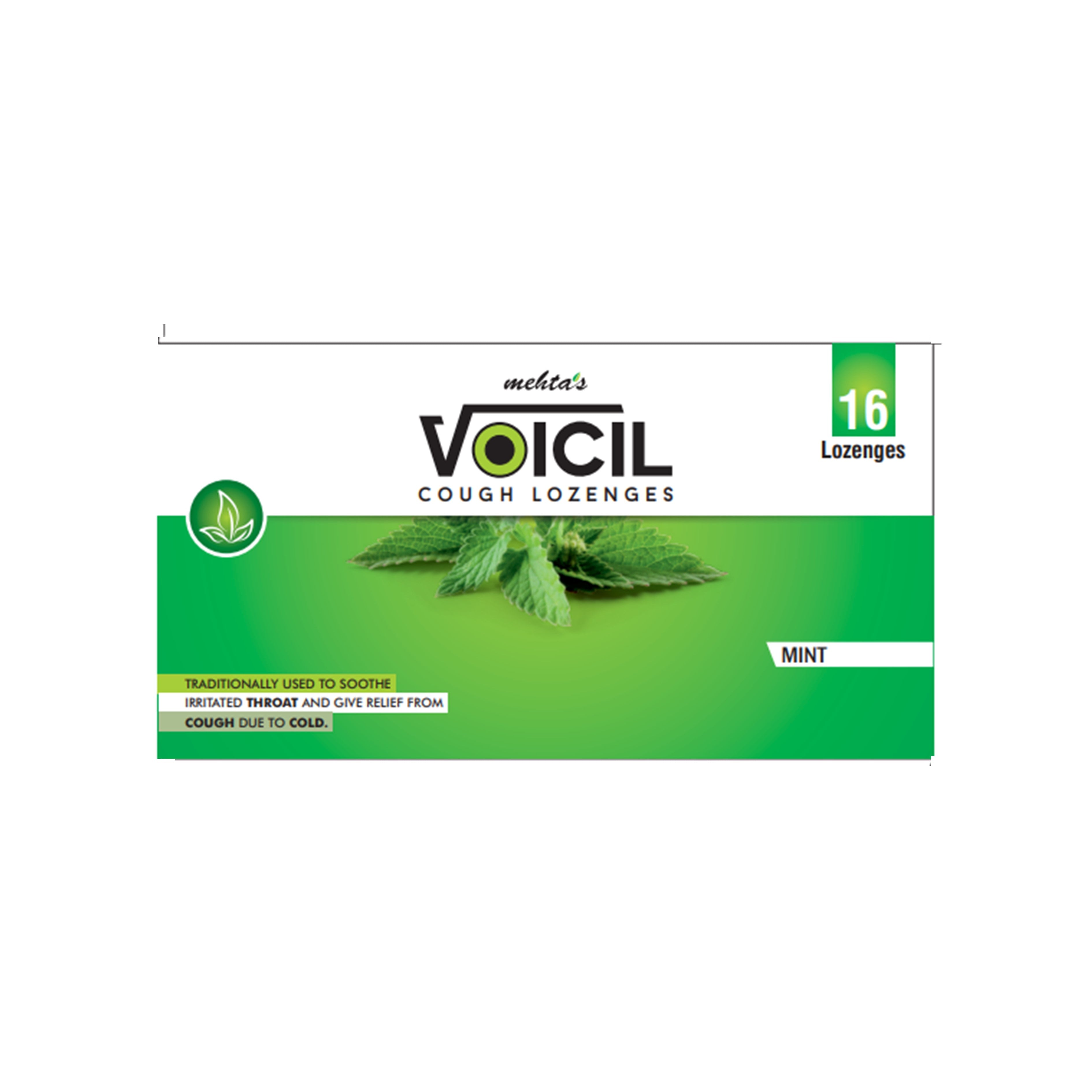 Voicil Cough Lozenges 16's (Mint Flavour)