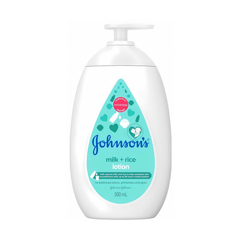 Johnsons Baby Milk & Rice Lotion 500mL