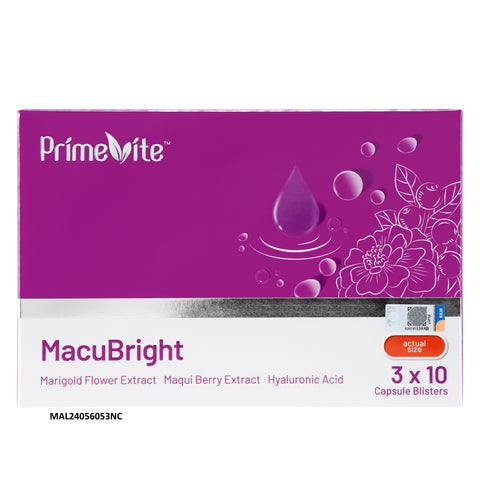 PrimeVite MacuBright Capsule 3 x 10's