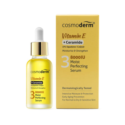 Cosmoderm Vitamin E + Ceramide 8000 IU Moist Perfecting Serum 30mL