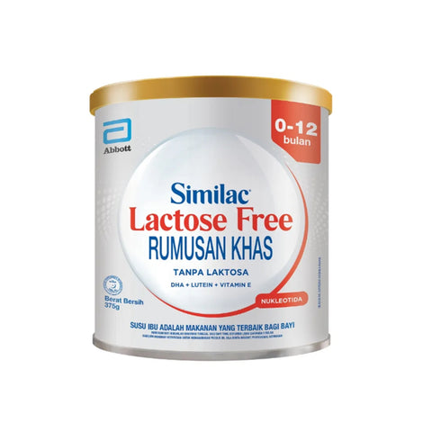 Similac Lactose Free Infant Formula 375g (For Babies 0-12 Months)