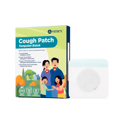 Avenex Cough Patch 6's (Cough and Itchy Throat Relief)