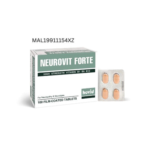 Hovid Neurovit Forte Film-Coated Tablet 10x10's