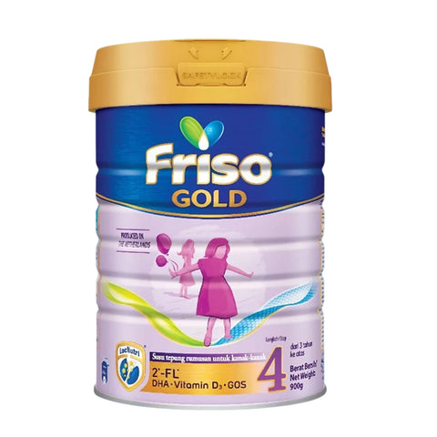 Friso Gold Toddler's Nutrition Milk Formula Step 4 (For Age 3 Years and Above) 900g