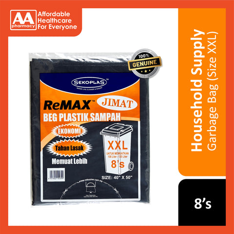 ReMAX Jimat Economy Garbage Bag Size XXL (40 x 50) 8's