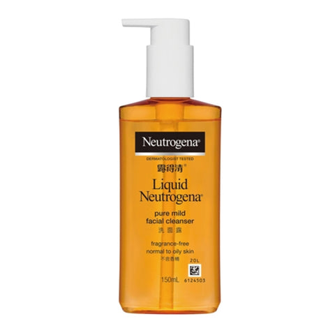 Liquid Neutrogena Pure Mild Facial Cleanser 150mL (Fragrance-Free)