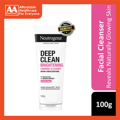 Neutrogena Deep Clean Brightening Foaming Cleanser 100g