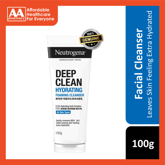 Neutrogena Deep Clean Hydrating Foaming Cleanser 100g