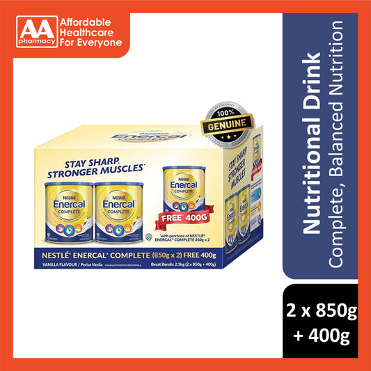 Nestlé Enercal Complete 2x850g FOC 400g (Promo Pack)