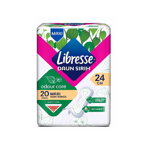 Libresse Pads (Odour Care, Maxi, 24cm Non-Wings) 20's