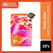 Carefree Liners (Super Dry, Unscented, Longer 176mm) 20's