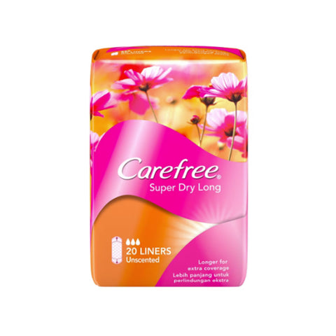 Carefree Liners (Super Dry, Unscented, Longer 176mm) 20's