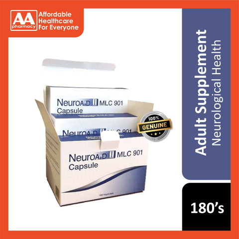 NeuroAiD II MLC 901 Vegecapsule 180's