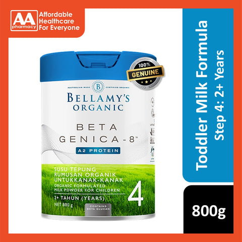 Bellamy's Organic Beta Genica-8 Step 4 Toddler Milk Drink 800g