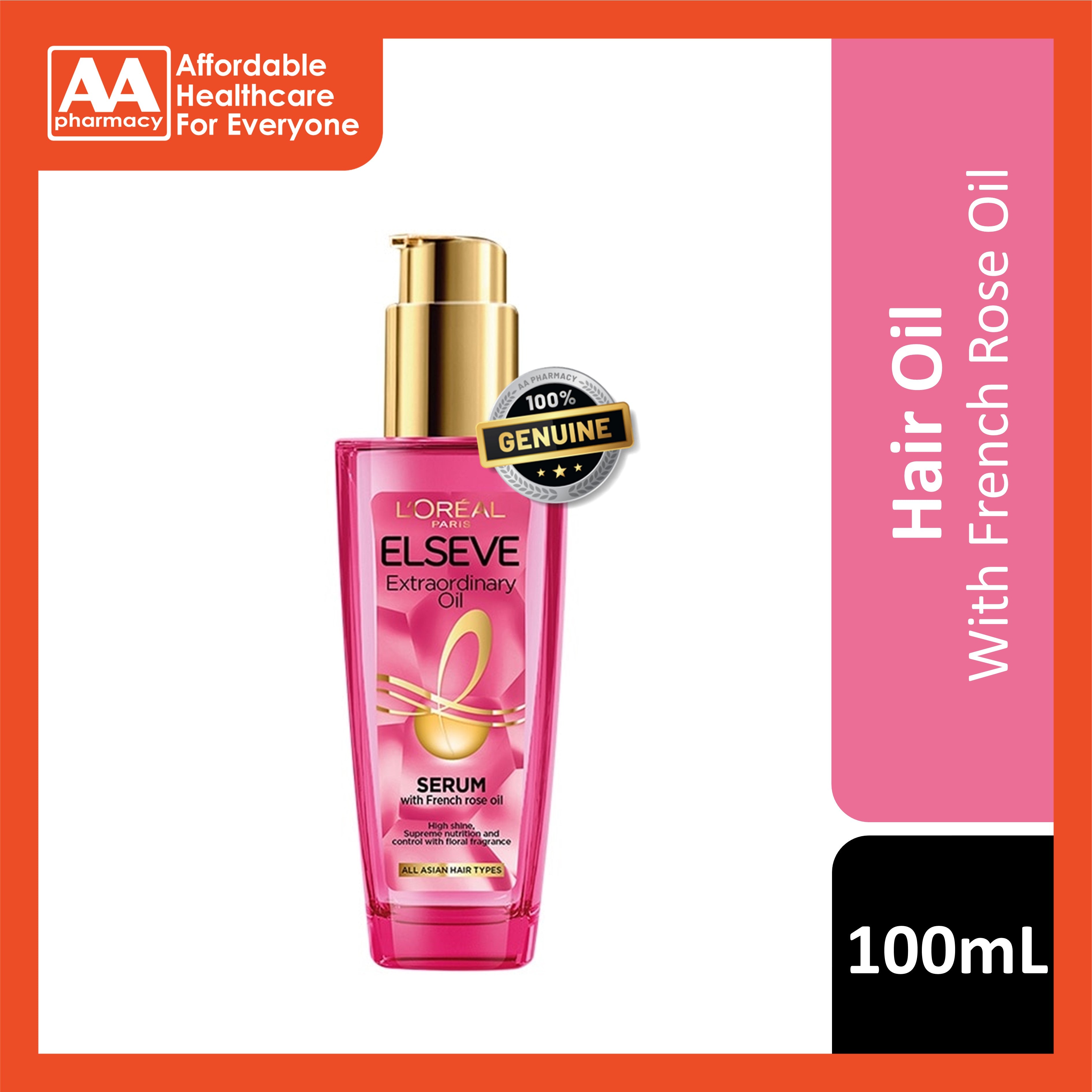 L'Oréal Paris Elseve Extraordinary Oil 100mL - Serum with French Rose Oil