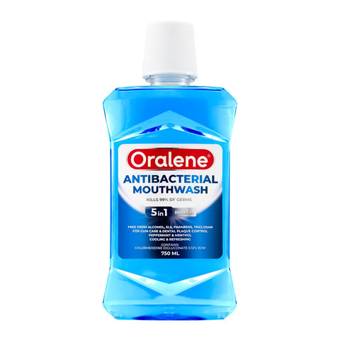 Oralene Antibacterial Mouthwash 750mL - Chlorhexidine Digluconate 0.12%