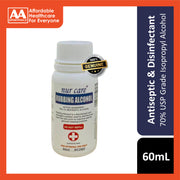 Nur Care Rubbing Alcohol (70% Isopropyl Alcohol) 60mL