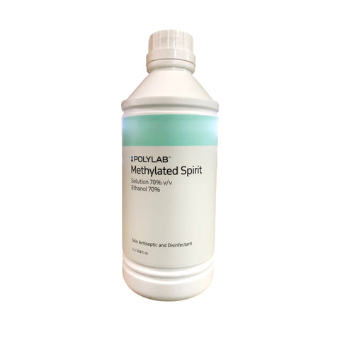 PolyLab Methylated Spirit 70% v/v Solution 1L