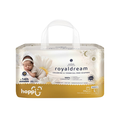 Hoppi RoyalDream Baby Pants Size L 38's (9-14kg)