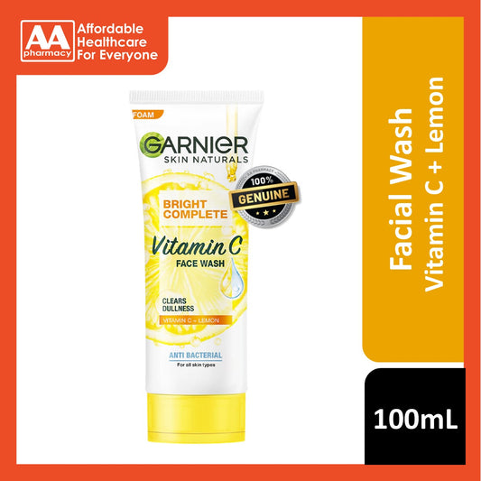 Garnier Bright Complete Vitamin C Face Wash 100mL