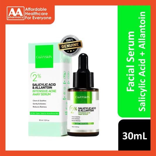 Curaskin 2% Salicylic Acid + Allantoin Intensive Acne Away Serum 30mL