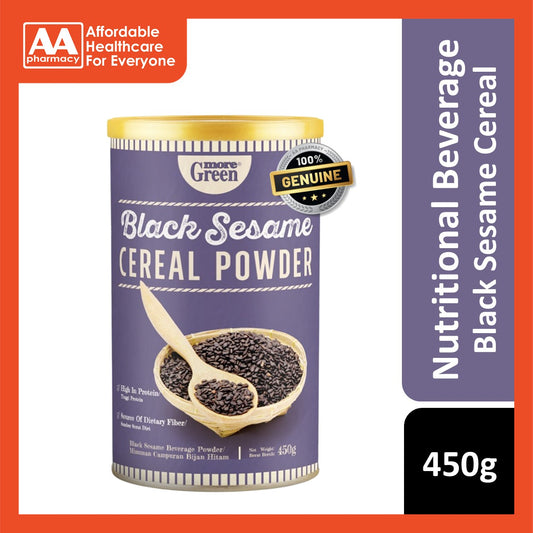 More Green Black Sesame Cereal Powder 450g