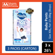 MamyPoko Air Fit Baby Pants (Boys) Size XXL 26's (For 13-28kg) [3 Packs/Carton]