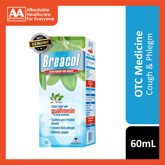 Breacol Expectorant For Adults 60mL