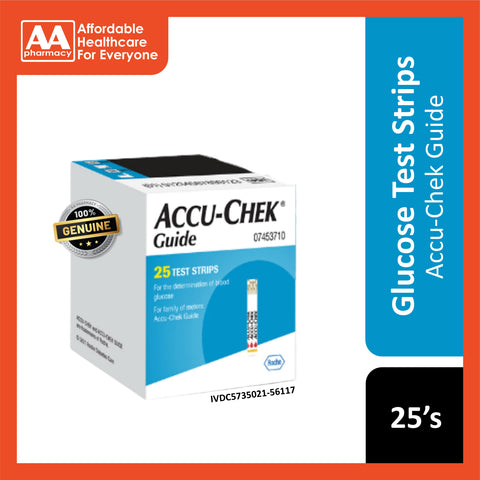 [EXP: 14/9/2025] Accu-Chek Guide Glucose Test Strip 25's