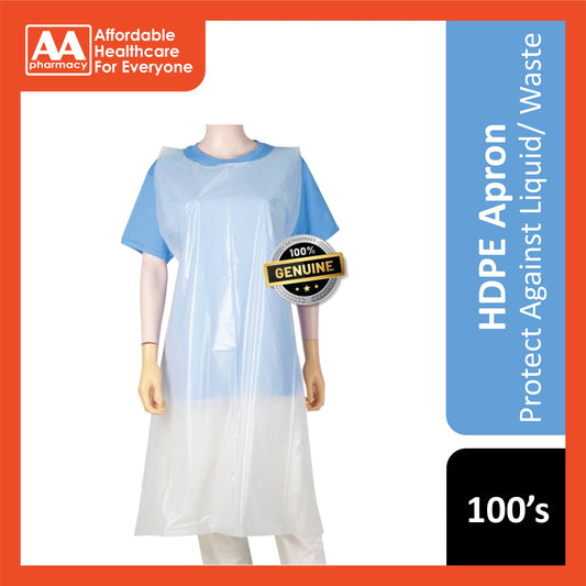 Hospitech HDPE Apron 125cm 100's (MDA Approved)