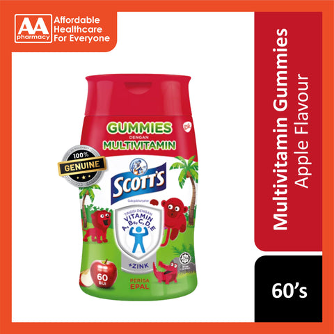 Scott's Multivitamin Gummies 60's (Apple Flavour)