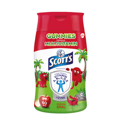 Scott's Multivitamin Gummies 60's (Apple Flavour)