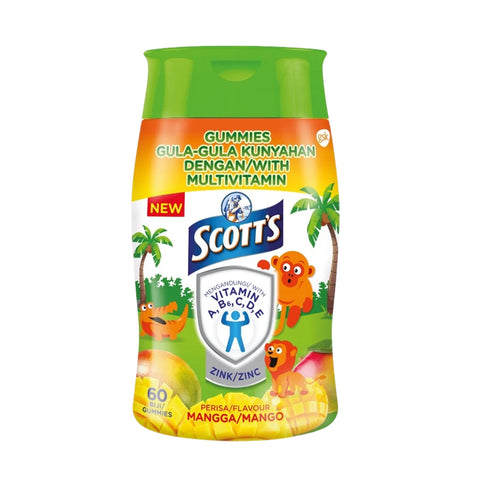 Scott's Multivitamin Gummies 60's (Mango Flavour)