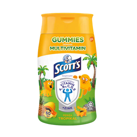 Scott's Multivitamin Gummies 60's (Tropical Flavour)