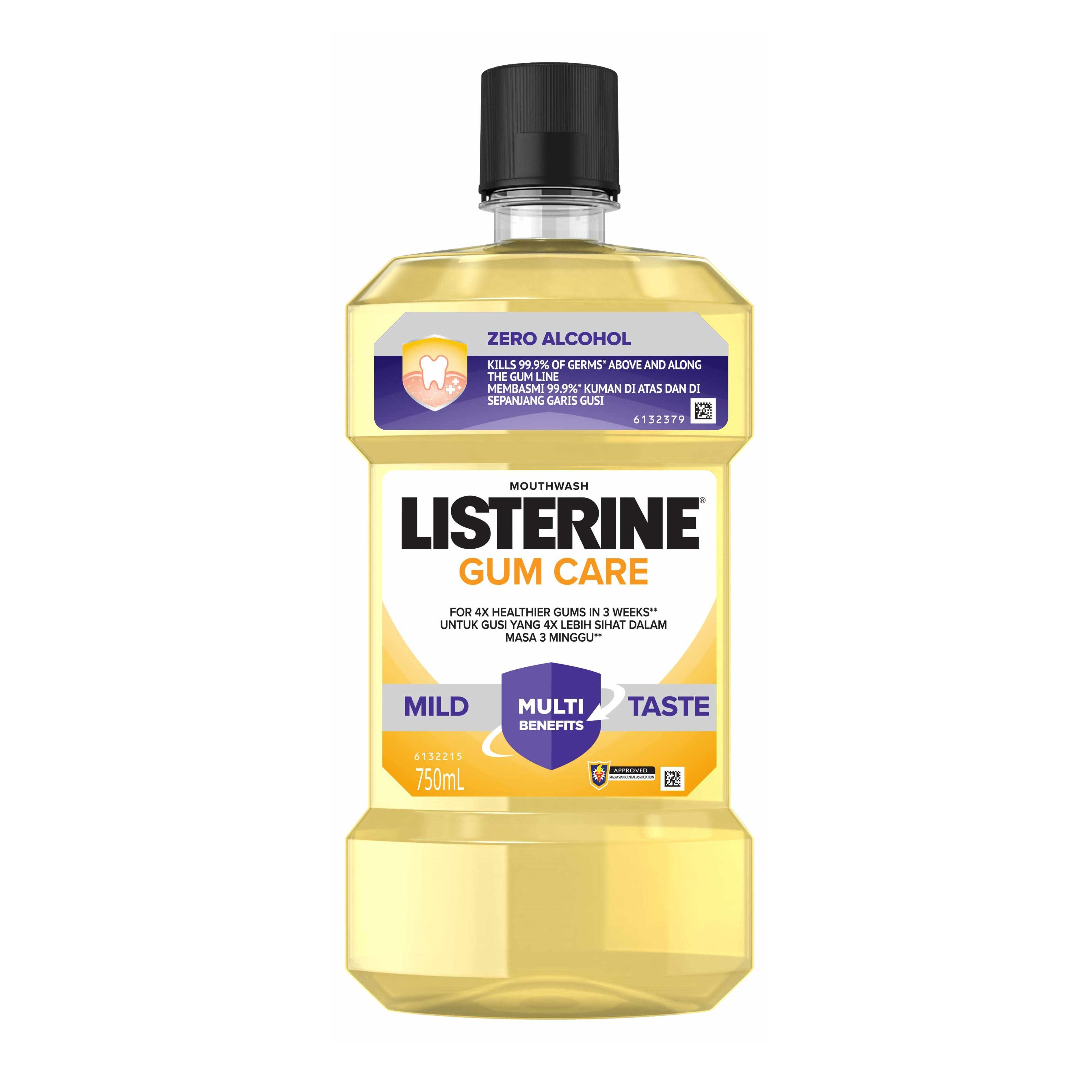 Listerine Mouthwash - Gum Care (Mild Taste) 750mL