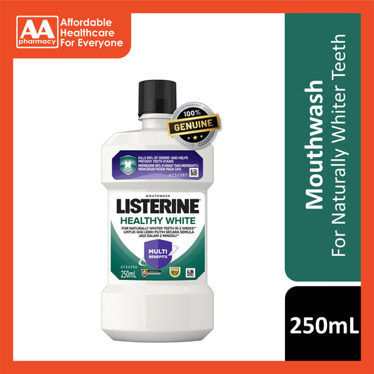 Listerine Mouthwash - Healthy White 250mL