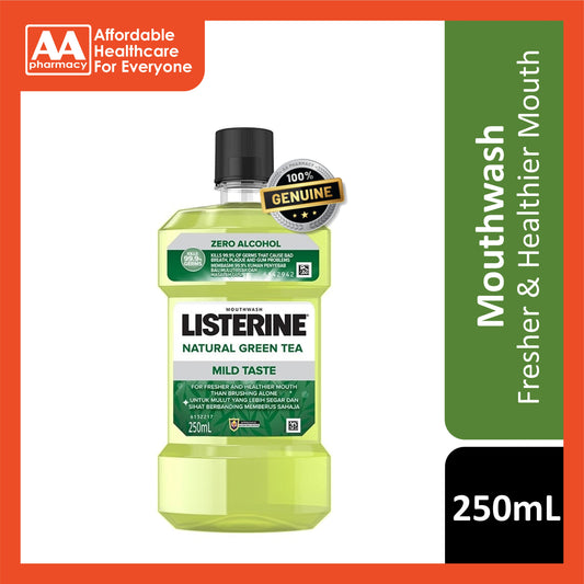 Listerine Mouthwash - Natural Green Tea (Mild Taste) 250mL