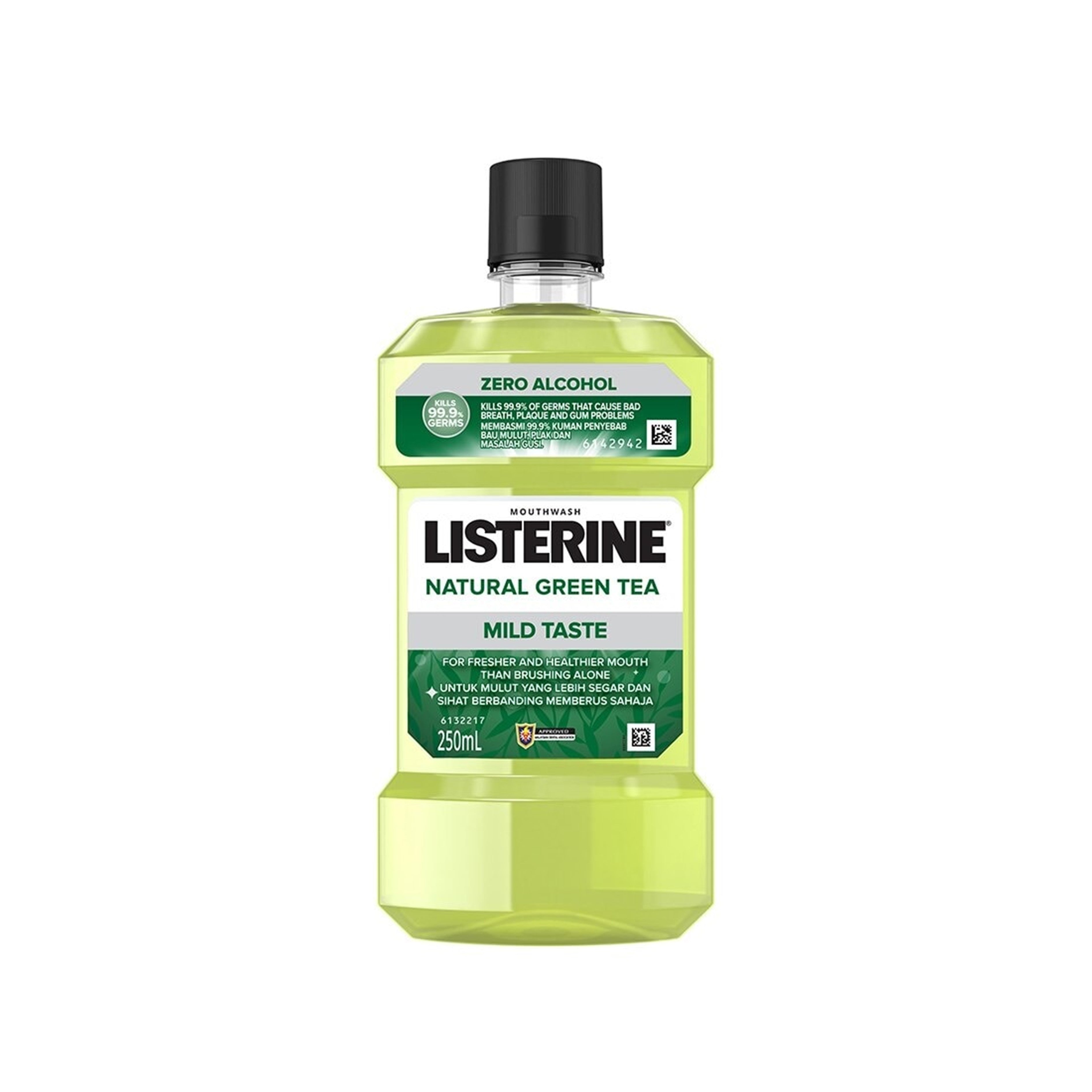 Listerine Mouthwash - Natural Green Tea (Mild Taste) 250mL